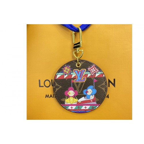 Louis Vuitton M69984 Illustre Vivienne Funfair Xmas bag charm and key holder in Monogram canvas