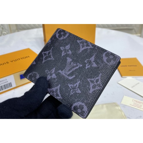 Louis Vuitton M80017 Multiple Wallet in Monogram Pastel Noir coated canvas