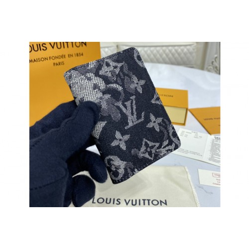 Louis Vuitton M80025 Pocket Organizer Wallet in Monogram Tapestry coated canvas Louis Vuitton M80025 Pocket Organizer Wallet in Monogram Tapestry coated canvas