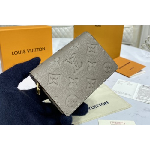 Louis Vuitton M80152 Clea Wallet in Beige Monogram Empreinte Leather