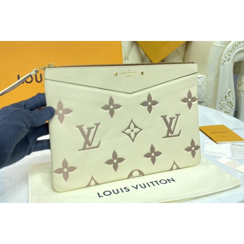 Louis Vuitton M80174 Daily Pouch in Bicolor Monogram Empreinte Leather Louis Vuitton M80174 Daily Pouch in Bicolor Monogram Empreinte Leather