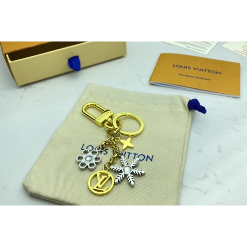 Louis Vuitton M80240 Snowflakes bag charm and key holder