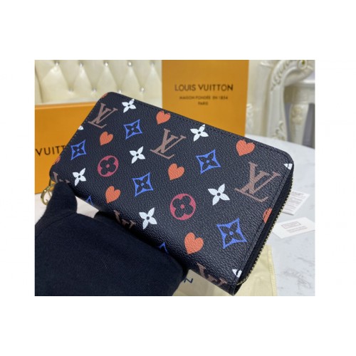 Louis Vuitton M80323 Game On Zippy wallet in Black Transformed Game On canvas Louis Vuitton M80323 Game On Zippy wallet in Black Transformed Game On canvas