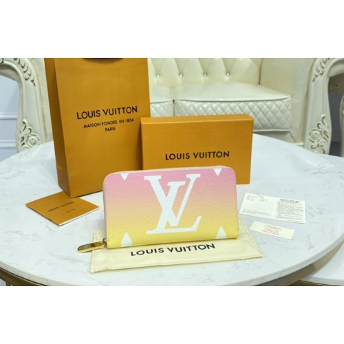 Louis Vuitton M80361 Zippy wallet in Pink Monogram coated canvas