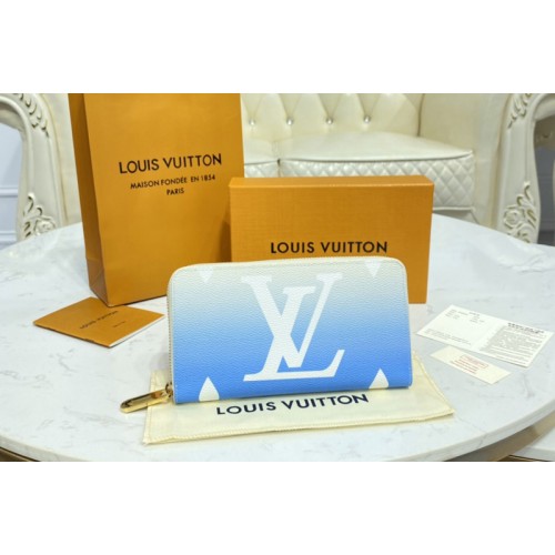 Louis Vuitton M80360 Zippy wallet in Blue Monogram coated canvas Louis Vuitton M80360 Zippy wallet in Blue Monogram coated canvas