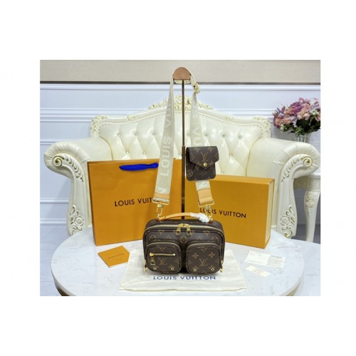 Louis Vuitton M80446 Utility Crossbody bag in Monogram coated canvas Louis Vuitton M80446 Utility Crossbody bag in Monogram coated canvas