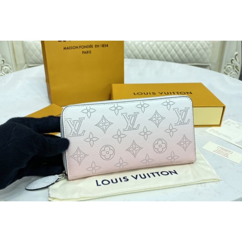 Louis Vuitton M80490 Zippy wallet in Gradient Pink Mahina calf leather