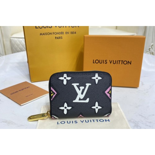 Louis Vuitton M80677 Zippy coin purse in Black Monogram Canvas Louis Vuitton M80677 Zippy coin purse in Black Monogram Canvas