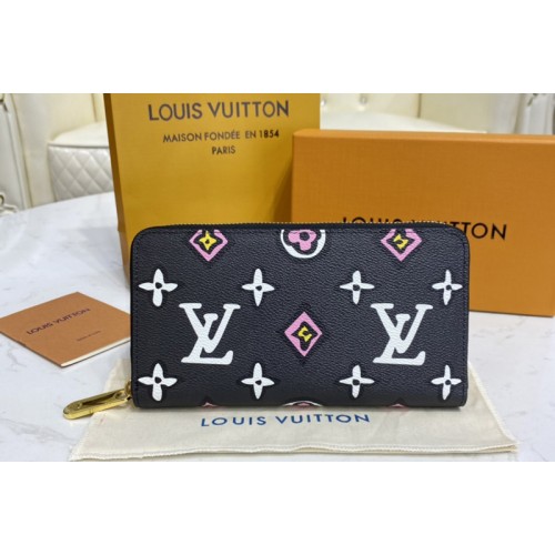 Louis Vuitton M80683 Zippy wallet in Black Monogram coated canvas Louis Vuitton M80683 Zippy wallet in Black Monogram coated canvas