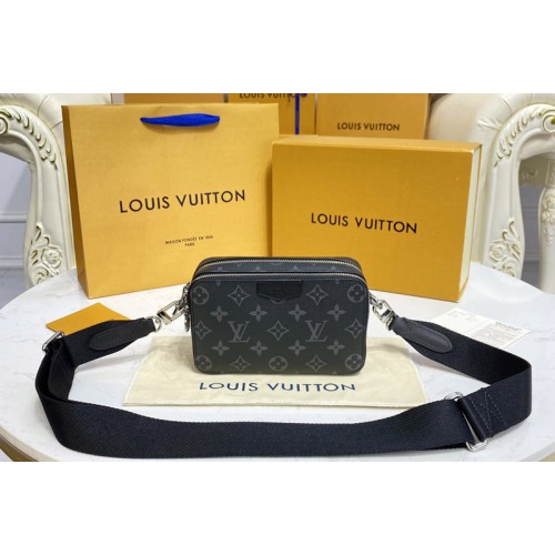 Louis Vuitton M80741 Alpha Wearable Wallet in Monogram Eclipse coated canvas