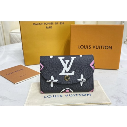 Louis Vuitton M80755 Rosalie coin purse in Black Monogram coated canvas Louis Vuitton M80755 Rosalie coin purse in Black Monogram coated canvas