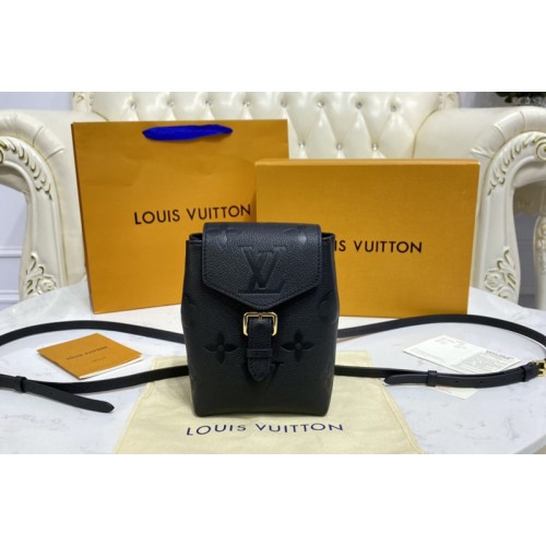 Louis Vuitton M45764 Tiny Backpack in Black Monogram Empreinte Leather Louis Vuitton M45764 Tiny Backpack in Black Monogram Empreinte Leather