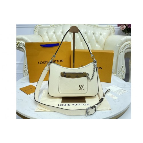 Louis Vuitton M80688 Marelle handbag in Quartz White Epi Leather