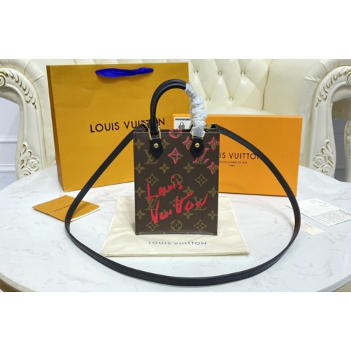 Louis Vuitton M80839 Petit Sac Plat bag in Monogram coated canvas Louis Vuitton M80839 Petit Sac Plat bag in Monogram coated canvas