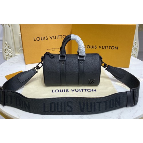 Louis Vuitton M80950 keepall xs Bag in Black Aerogram leather Louis Vuitton M80950 keepall xs Bag in Black Aerogram leather