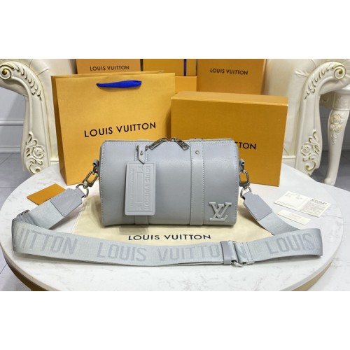 Louis Vuitton M81003 Keepall XS travel bag in Grey Aerogram leather Louis Vuitton M81003 Keepall XS travel bag in Grey Aerogram leather