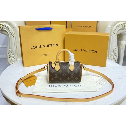 Louis Vuitton M81085 Nano Speedy Bag in Monogram canvas Louis Vuitton M81085 Nano Speedy Bag in Monogram canvas