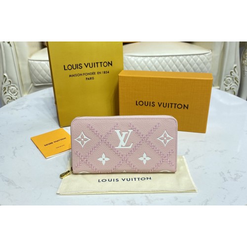 Louis Vuitton M81138 Zippy wallet in Pink Monogram Empreinte Leather Louis Vuitton M81138 Zippy wallet in Pink Monogram Empreinte Leather