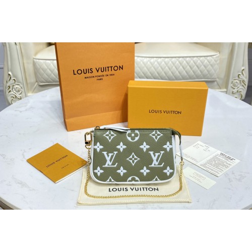Louis Vuitton M81284 Mini Pochette Accessoires in Monogram Empreinte leather Louis Vuitton M81284 Mini Pochette Accessoires in Monogram Empreinte leather