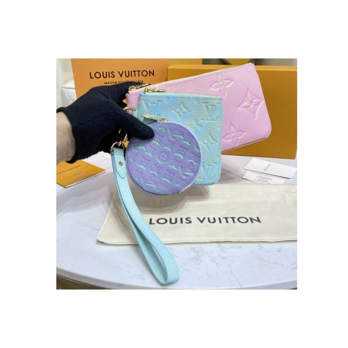 Louis Vuitton M81293 Trio Pouch in Monogram Empreinte leather