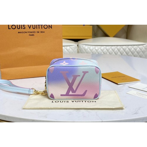 Louis Vuitton M81339 Wapity Case in Sunrise Pastel Monogram Canvas Louis Vuitton M81339 Wapity Case in Sunrise Pastel Monogram Canvas
