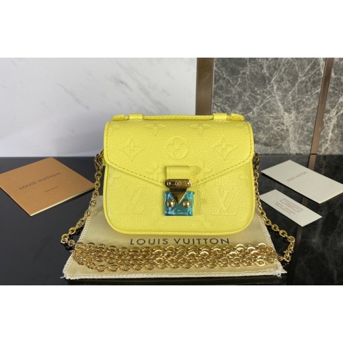 Louis Vuitton M81407 Micro Metis Bag on Yellow Monogram Empreinte leather Louis Vuitton M81407 Micro Metis Bag on Yellow Monogram Empreinte leather