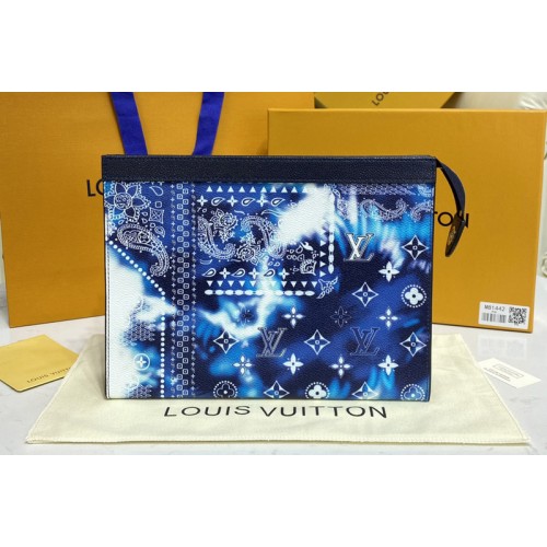 Louis Vuitton M81442 Pochette Voyage in Blue Cowhide leather Louis Vuitton M81442 Pochette Voyage in Blue Cowhide leather