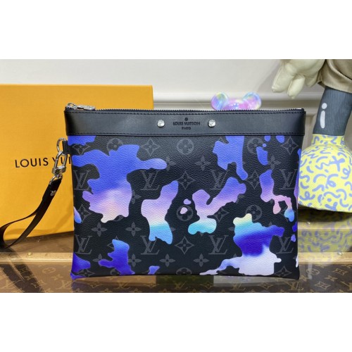Louis Vuitton M81848 To-Go pouch in Sunrise Monogram Eclipse coated canvas Louis Vuitton M81848 To-Go pouch in Sunrise Monogram Eclipse coated canvas