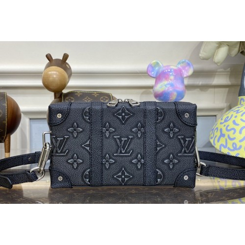 Louis Vuitton M81776 Soft Trunk Bag in Black Cowhide leather