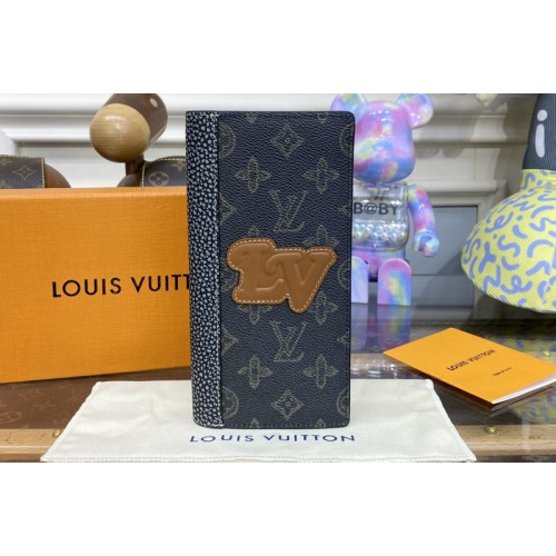 Louis Vuitton M81807 Brazza Wallet in Dark Green Monogram coated canvas Louis Vuitton M81807 Brazza Wallet in Dark Green Monogram coated canvas