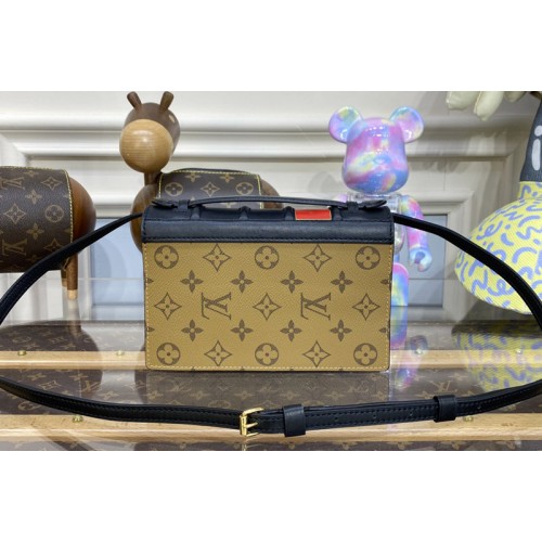 Louis Vuitton M81830 Book chain wallet in Monogram Reverse coated canvas