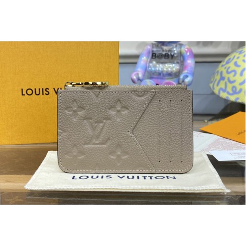 Louis Vuitton M82044 Romy card holder in Apricot Monogram Empreinte embossed leather
