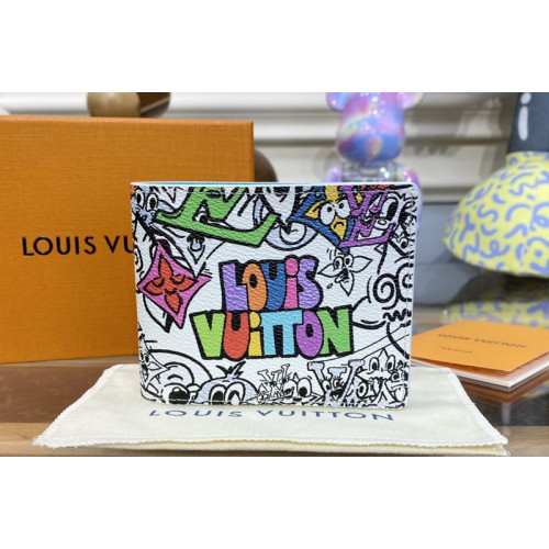 Louis Vuitton M82023 Multiple Wallet in Monogram Comics coated canvas
