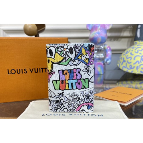 Louis Vuitton M82024 Pocket Organizer Wallet in Monogram Comics coated canvas Louis Vuitton M82024 Pocket Organizer Wallet in Monogram Comics coated canvas