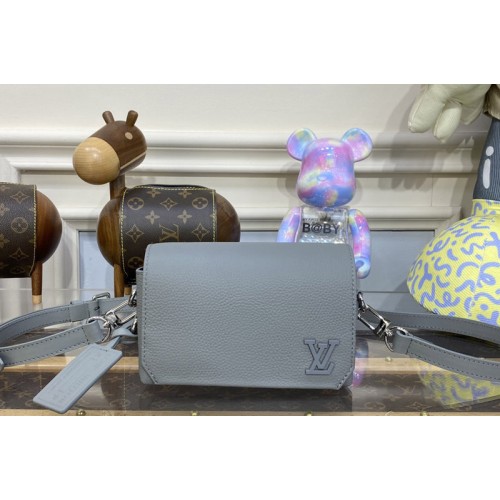 Louis Vuitton M82085 Fastline Wearable Wallet in Gray Cowhide leather Louis Vuitton M82085 Fastline Wearable Wallet in Gray Cowhide leather