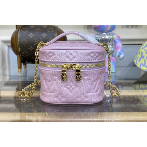 Louis Vuitton M82168 Micro Vanity Bag in Wisteria Monogram Empreinte leather