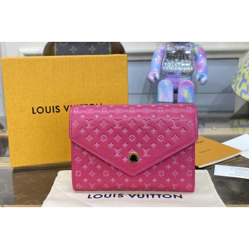 Louis Vuitton M82234 Victorine wallet in Pink Monogram-embossed calf leather Louis Vuitton M82234 Victorine wallet in Pink Monogram-embossed calf leather