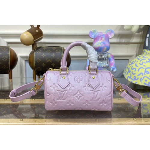 Louis Vuitton M82342 Nano Speedy bag in Wisteria Monogram Empreinte leather Louis Vuitton M82342 Nano Speedy bag in Wisteria Monogram Empreinte leather