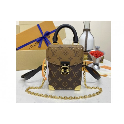 Louis Vuitton M82465 Camera Box handbag in Monogram and Monogram Reverse coated canvas Louis Vuitton M82465 Camera Box handbag in Monogram and Monogram Reverse coated canvas