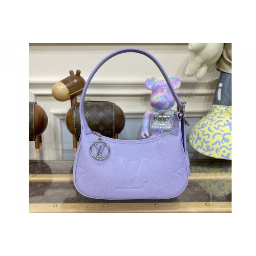 Louis Vuitton M82426 Mini Moon Bag in Iris Purple Monogram Empreinte leather Louis Vuitton M82426 Mini Moon Bag in Iris Purple Monogram Empreinte leather