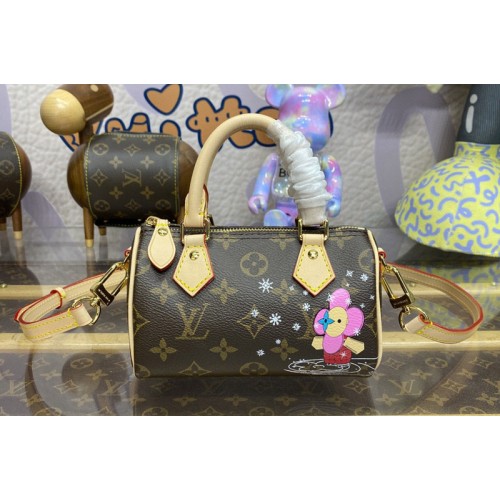 Louis Vuitton M82624 Nano Speedy bag in Monogram coated canvas