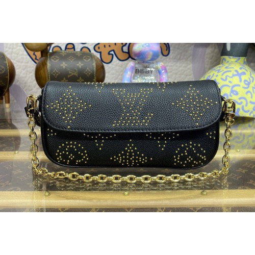 Louis Vuitton M82653 Wallet on Chain Ivy Bag in Black Monogram Empreinte grained cowhide leather Louis Vuitton M82653 Wallet on Chain Ivy Bag in Black Monogram Empreinte grained cowhide leather