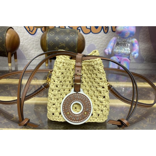 Louis Vuitton M83521 Noe Purse bag in Natural Tan natural raffia
