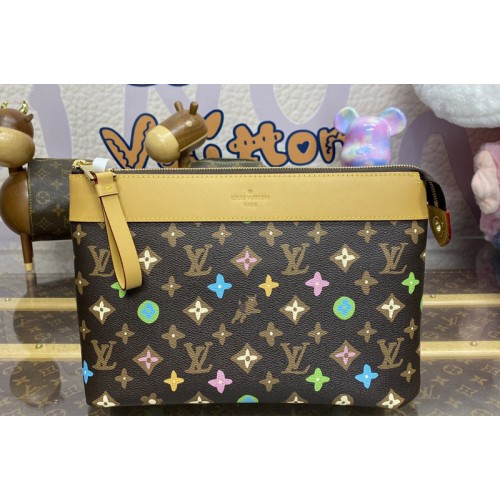 Louis Vuitton M83568 Pochette Voyage Souple bag in Monogram Craggy canvas