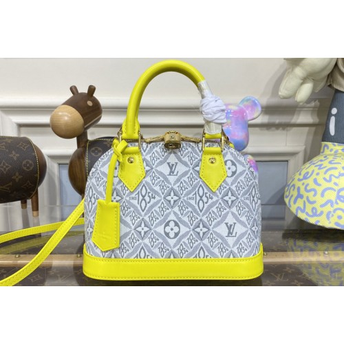 Louis Vuitton M91606 Alma BB bag in Jacquard Since 1854 textile Louis Vuitton M91606 Alma BB bag in Jacquard Since 1854 textile