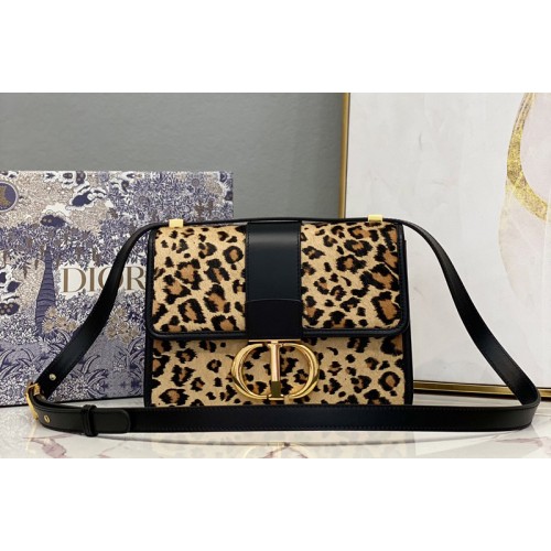 Christian Dior M9203 30 Montaigne Bag in Beige Multicolor Mizza Pony-Hair Calfskin Christian Dior M9203 30 Montaigne Bag in Beige Multicolor Mizza Pony-Hair Calfskin