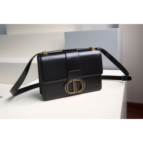 Christian Dior M9203 Dior 30 Montaigne bag in Black Box Calfskin Leather Christian Dior M9203 Dior 30 Montaigne bag in Black Box Calfskin Leather