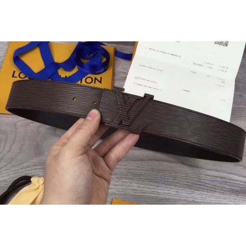 Louis Vuitton M9228 initiales 40mm Belts in Brown Epi Leather