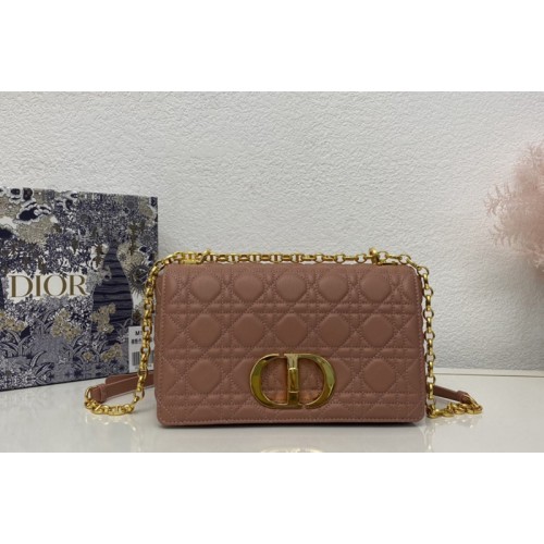 Christian Dior M9242 Medium Dior Caro bag in Pink Supple Cannage Calfskin