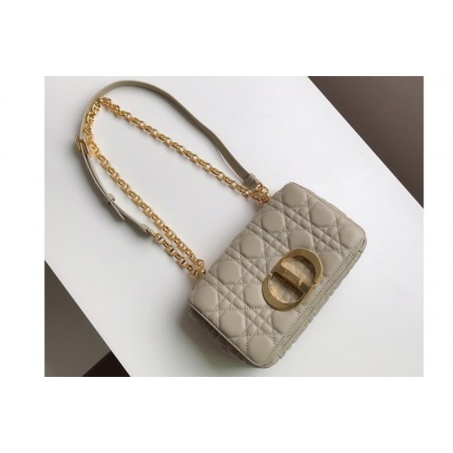 Christian Dior M9241 Small Dior Caro bag in Apricot Soft Cannage Calfskin